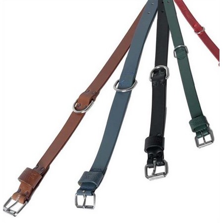 Hundehalsband Leder Gerade Rand Abgerundet