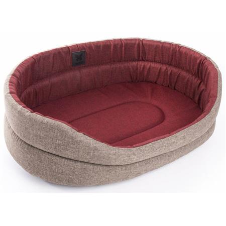 Hundekorb Stoff Oval