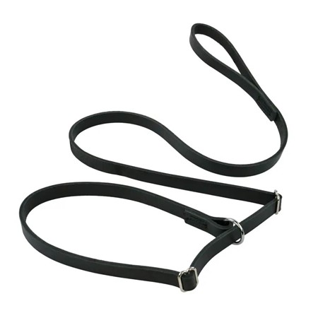 Hundesnor Difac Læder Lasso - Sort