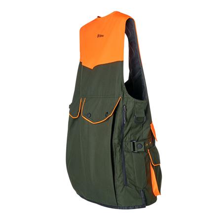 HUNTING VEST CHIRUCA OSIRIS HI -VIS - KHAKI/ORANGE