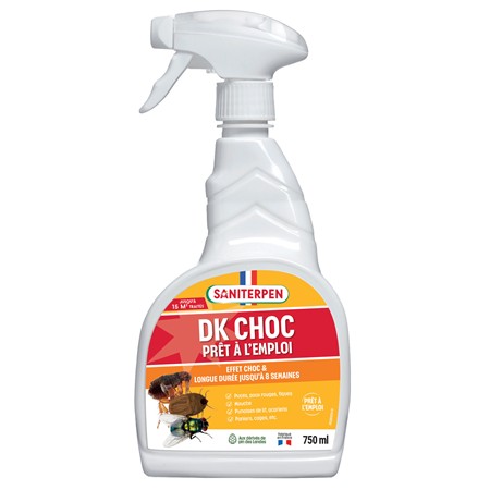 Insecticide Saniterpen Dk Choc Prêt À L'emploi