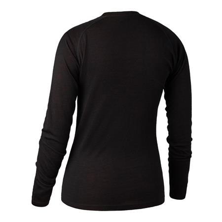 INTIMO FEMMINILE - NERO DEERHUNTER LADY QUINN MERINO MAGLIA INTIMA - NEGRO - NERO