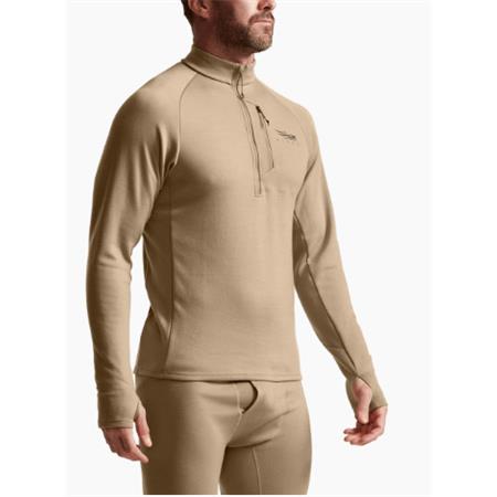 INTIMO UOMO SITKA CORE MERINO 330 HALF-ZIP MAILLOT