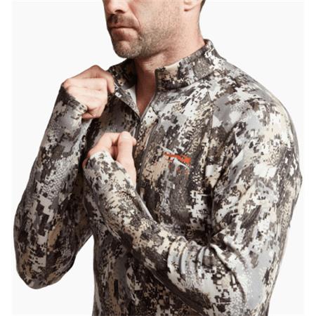 INTIMO UOMO SITKA CORE MERINO 330 HALF-ZIP MAILLOT