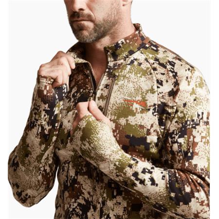 INTIMO UOMO SITKA CORE MERINO 330 HALF-ZIP MAILLOT