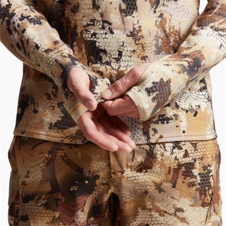 INTIMO UOMO SITKA CORE MERINO 330 HALF-ZIP MAILLOT