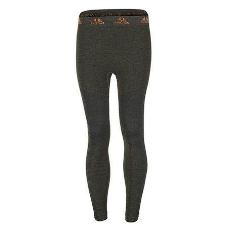 Intimo Uomo Swedteam Titan Merino Collant - Caza Verde - Caccia Verde