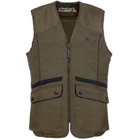 Jacht Vest Man Ligne Verney-Carron Grouse Kaki/Oranje