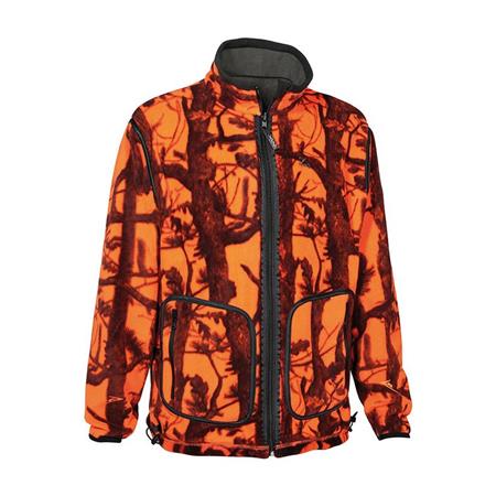 Jack Fleece Heren Ligne Verney-Carron Reversible Pro Hunt Taupe / Ghost Camo