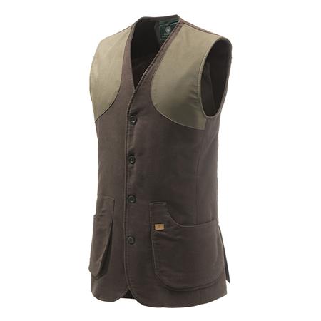 Jagdweste Für Herren Beretta Moleskin Classic Vest - Dunkelbraun