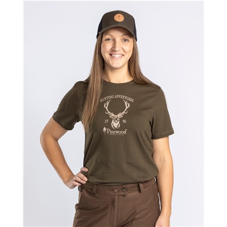 JE VROUW SHIRT PINEWOOD RED DEER W