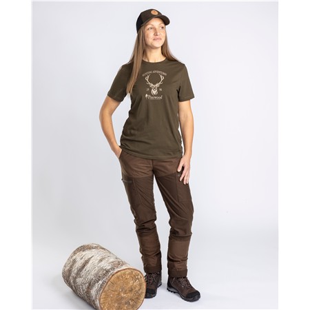 JE VROUW SHIRT PINEWOOD RED DEER W