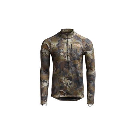 Jersey Hombre Sitka Core Mid Wt Zip-T - Waterfowl Timber