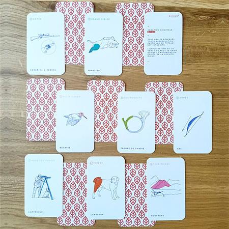 JOGO DE 7 FAMÍLIAS BINGO COLLECTION CHASSE