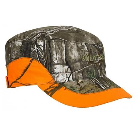 Junior Cap Swedteam Trapper - Camo Orange
