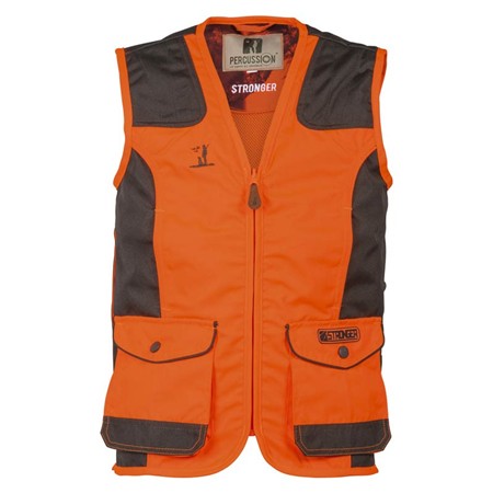 Junior Hunting Vest Percussion Kaor - Orange