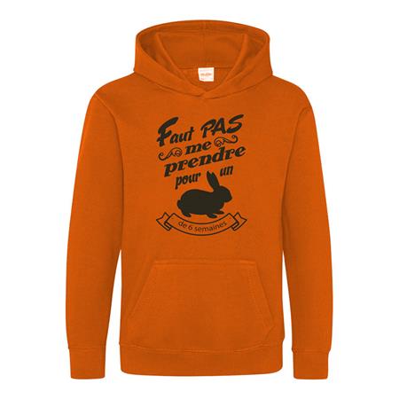 Junior-Sweat Bartavel Konijn 6 Weken - Naranja - Oranje