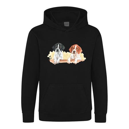 Junior Sweatshirt Bartavel 2 Chiots - Black