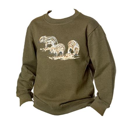 Junior Sweatshirt Bartavel Marcassins - Khaki