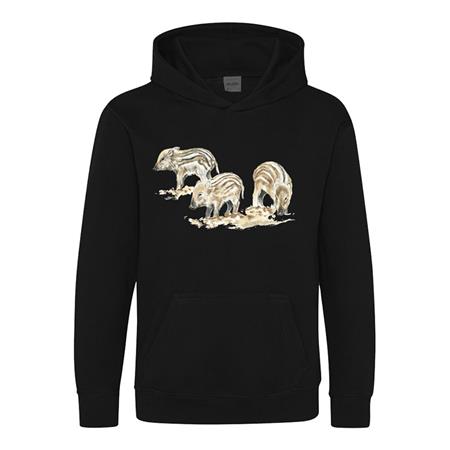 Junior-Sweatshirt Bartavel Marcassins - Schwarz