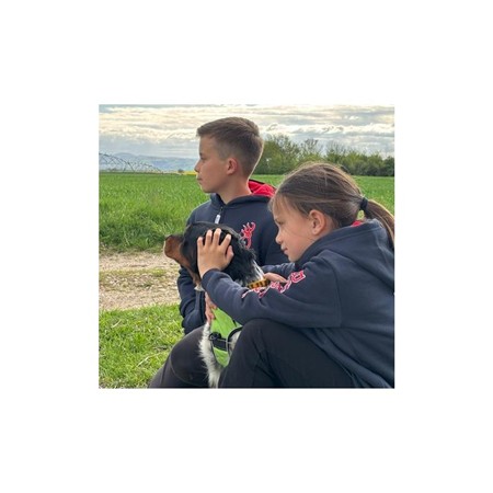 JUNIOR-SWEATSHIRT BROWNING MIT REIßVERSCHLUSS SNAPSHOT - BLAU