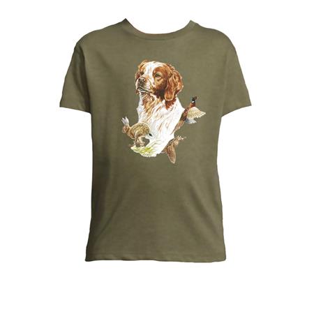 Junior T-Shirt Bartavel Bestiaire - Khaki