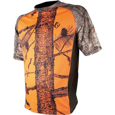 Junior T-Shirt Med Korte Ærmer Somlys 053Fk - Orange Camouflage