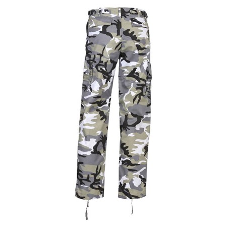 JUNIORBUKSER PERCUSSION BDU - GRÅ CAMOUFLAGE