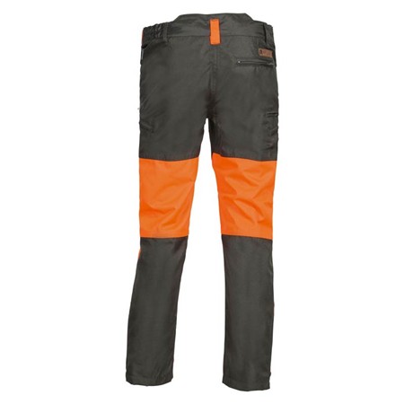 JUNIORBUKSER PERCUSSION STRONGER - KHAKI/ORANGE