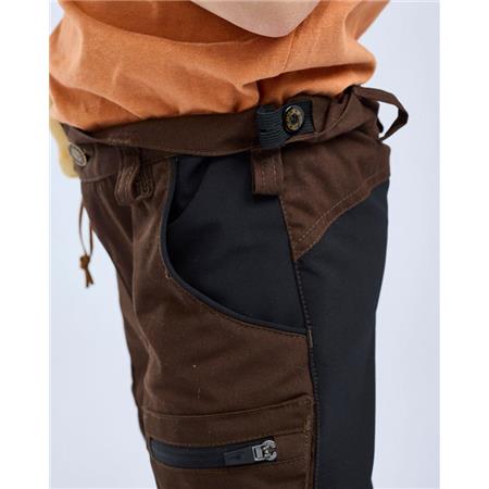 JUNIORBUKSER PINEWOOD CARIBOU TC K - BRUN/SORT