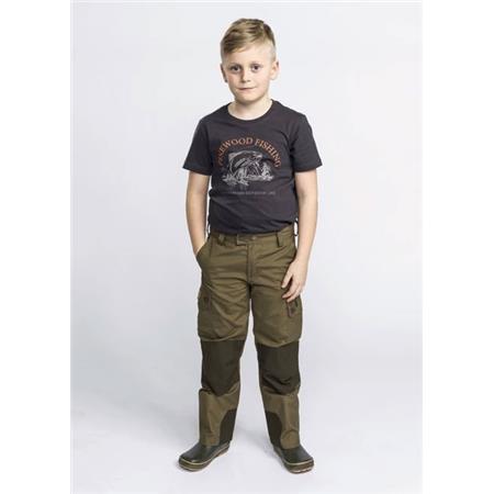 JUNIORBYXOR PINEWOOD LAPPLAND KID - OLIV/GRÖN