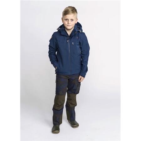 JUNIORJAKKE PINEWOOD FINNVEDEN HYBRID KID - BLÅ