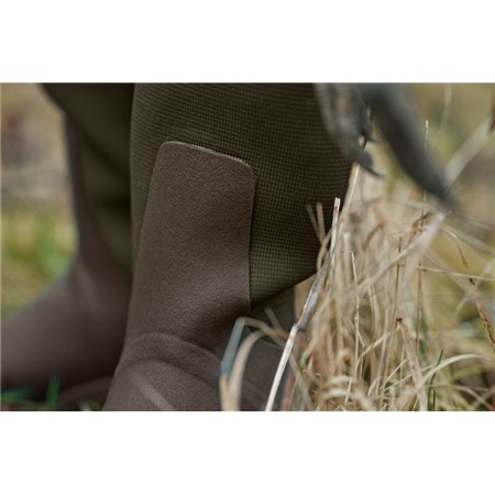 KALOSZE MĘSKIE HARKILA FORESTER TEXTILE RUBBER - WIERZBOWY ZIELONY/CIEMNY BRĄZ