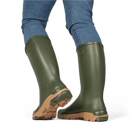 KALOSZE UNISEX ROUCHETTE REMOOVE FOURRÉE - KHAKI