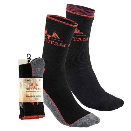 Κάλτσεσ Swedteam Function 2-Pack - Μαύρο