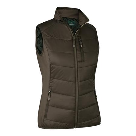 Kamizelka Damska Bez Rękawów Deerhunter Lady Heat Padded Waistcoat - Brązowy
