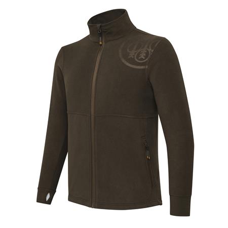 Kamizelka Męska Beretta Hp Logo Full Zip - Brown Bark