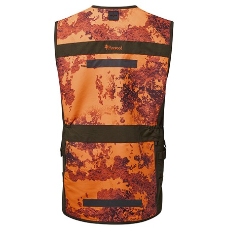 KAMIZELKA MĘSKA PINEWOOD FURUDAL HUNT PRO 2.0 CAMOU - STRATA BLAZE/ZIELONY MCHU