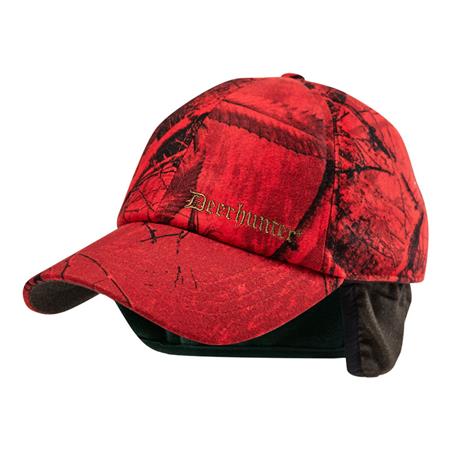Kappe Deerhunter Ram Arctic Cap - Realtree Edge Red