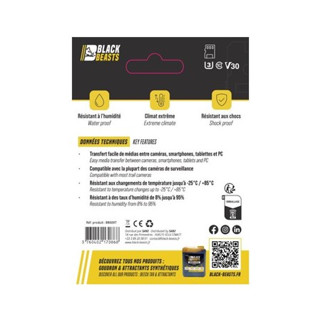 ΚΆΡΤΑ MICRO SD BLACK BEASTS 16GO
