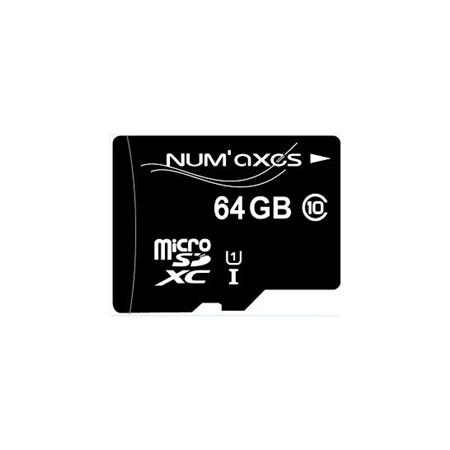 KARTA PAMIĘCI MICRO SDXC NUMAXES CLASSE 10 AVEC ADAPTATEUR 64 GO