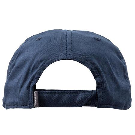 KASKET 5.11 LEATHER BOX LOGO CAP-PACIFIC - MARINEBLÅ
