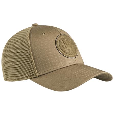 Kasket Beretta Shield Flexfit Cap - Mørk Jordfarvet Flad