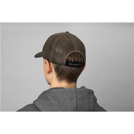 KASKET SEELAND GRANITE TRUCKER - GRØN