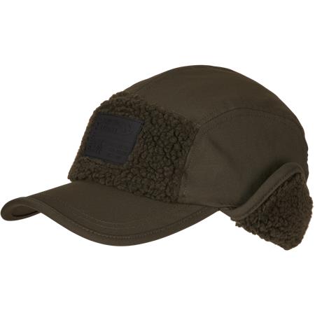 Kasket Seeland Teddy Fold Down - Fyrgrøn