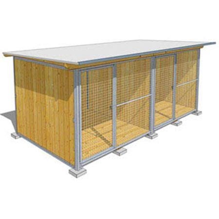 Kennel Met Gril Difac Confort Duo
