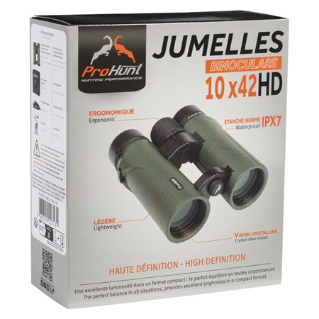 KIKKERT 10X42 PROHUNT - KAKI