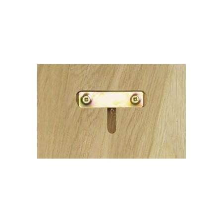 KIT OF ROE DEER PATCHES EUROHUNT CHÊNE 4 SCULPTÉ  AVEC CLIPS EN PLASTIQUE