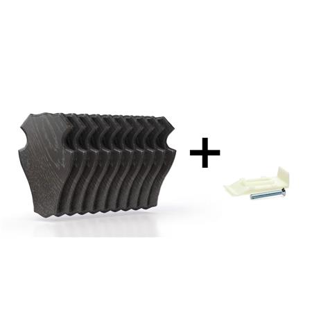 Kit Scudetti Per Capriolo Eurohunt Quercia 1 Con Clips In Plastica - Pacchetto Di 10