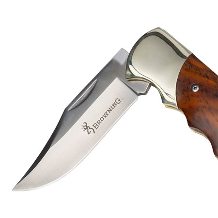 KNIFE BROWNING 111 LOCKBACK WOOD